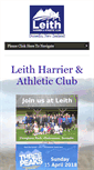 Mobile Screenshot of leithharriers.com